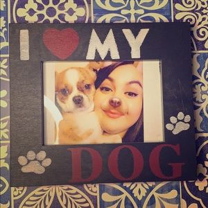 I <3 my dog frame